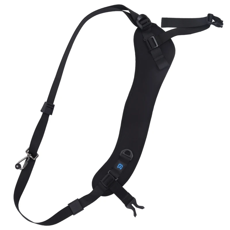PULUZ Single Shoulder Camera Strap Quick Release Anti-Slip Soft Pad Nylon Breathable Curved Strap with Metal Hook for SLR / DSLR
