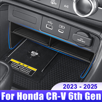For Honda CRV 6th Gen 2023 2024 2025 / CR-V Hybrid Car Central Console Storage Box Organizer Container Tray Cover Accessories