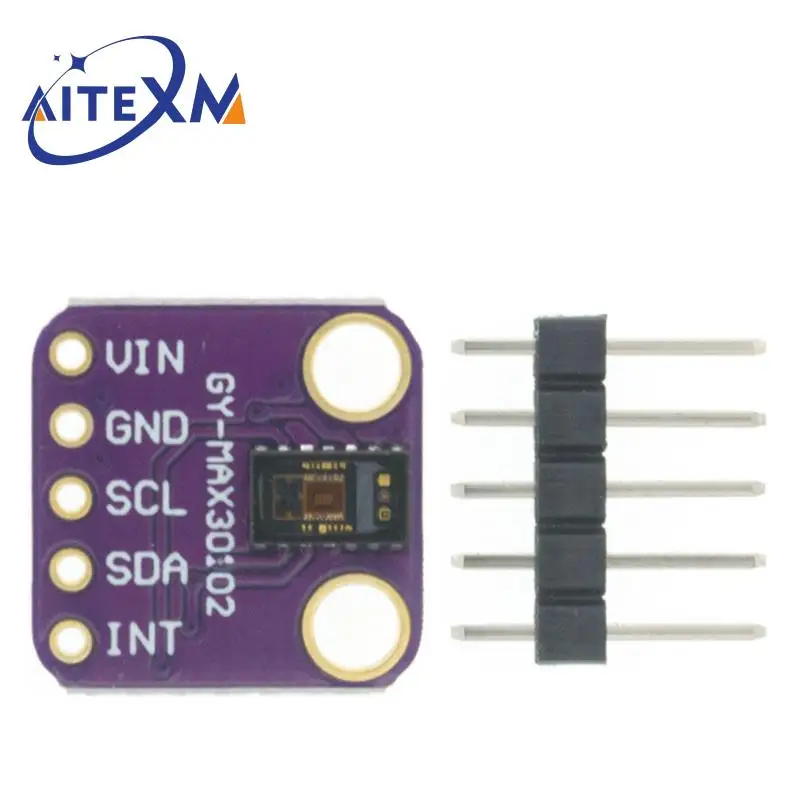 MAX30102 MAX30100 Heart Rate Sensor Module Puls Detection Blood Oxygen Concentration Test For Arduino Ultra-Low Power YANXD