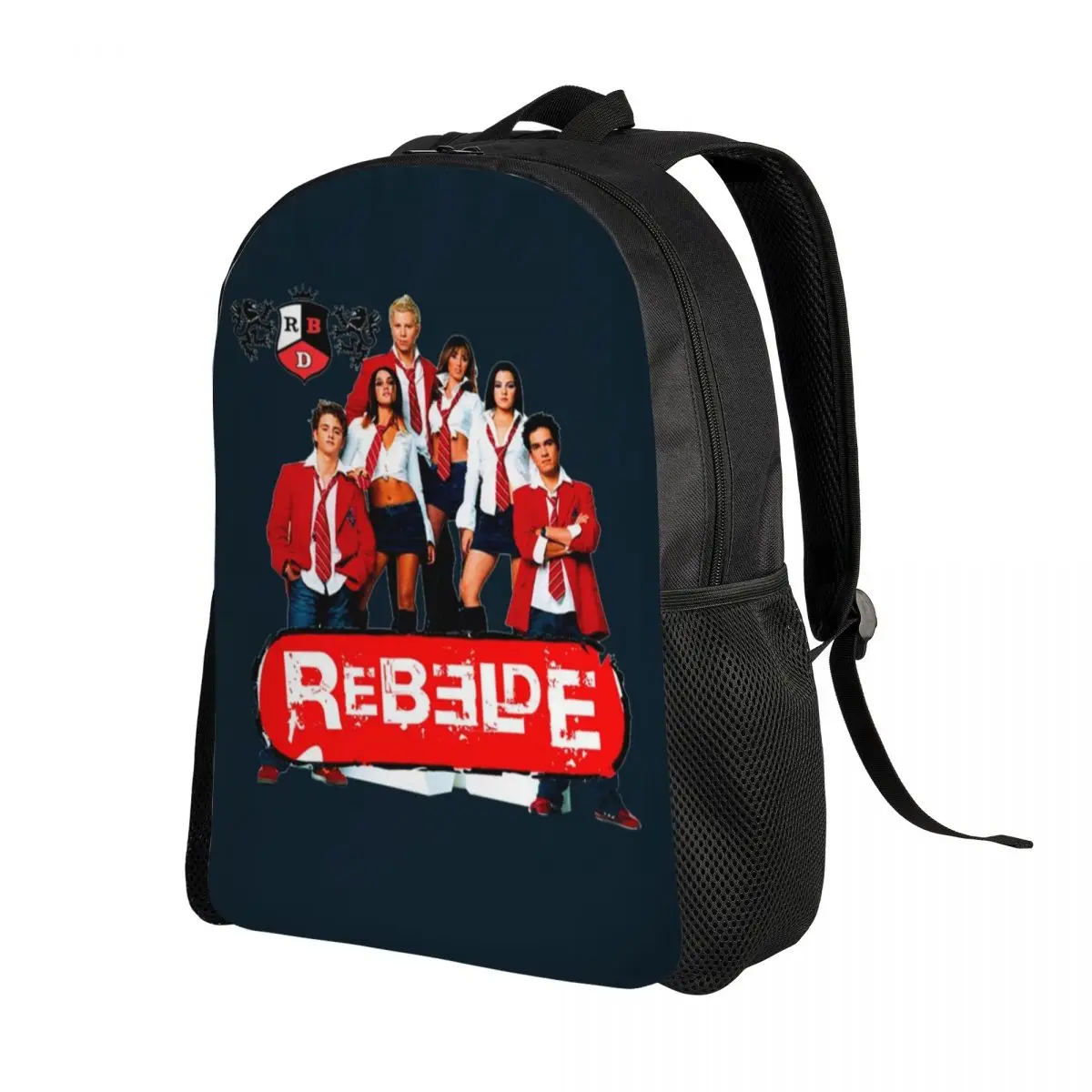 

Rebelde Mexican Pop Group TV Show Дорожный рюкзак для женщин и мужчин Школьный рюкзак для ноутбука Студенческий рюкзак Сумки