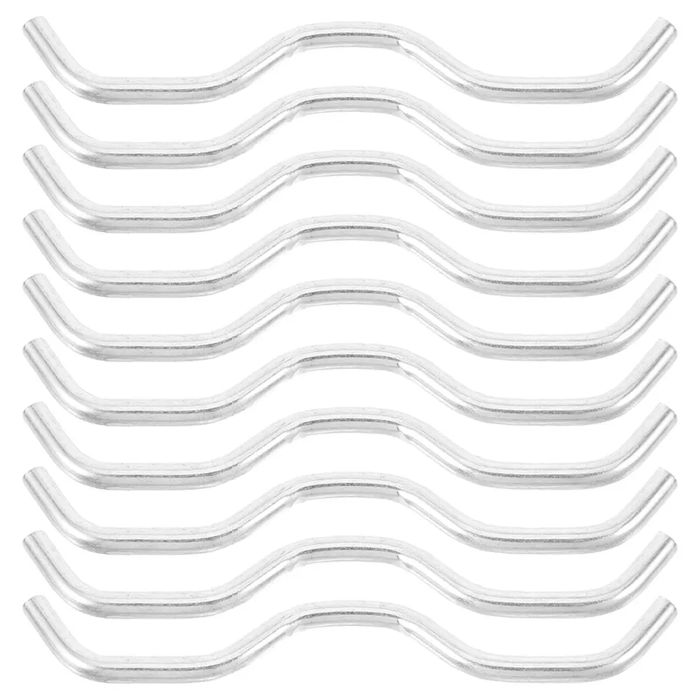 

10pcs Trampoline Connector Galvanized Steel Wire Bracket For Repair Replacement Spring Parts Heavy Duty Hook Tool Accessory