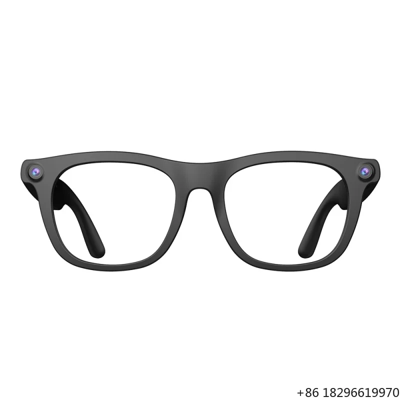 Open Ear Audio Smart Glasses 1300W Pixel  Multi Language Translator Wireless UV Protection Daily Wear Eyewear