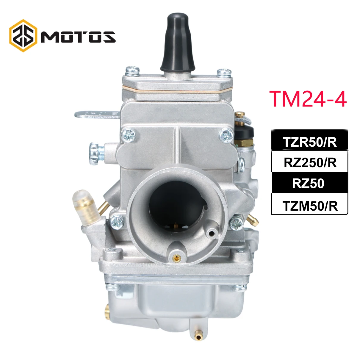 Carburador ZS MOTOS TM24-4 Mikuni TM de 24 mm de Deslizamiento Plano para YAMAHA RZ50 TZ50 TZM50 TZR50R, Carburador Mikuni TM24