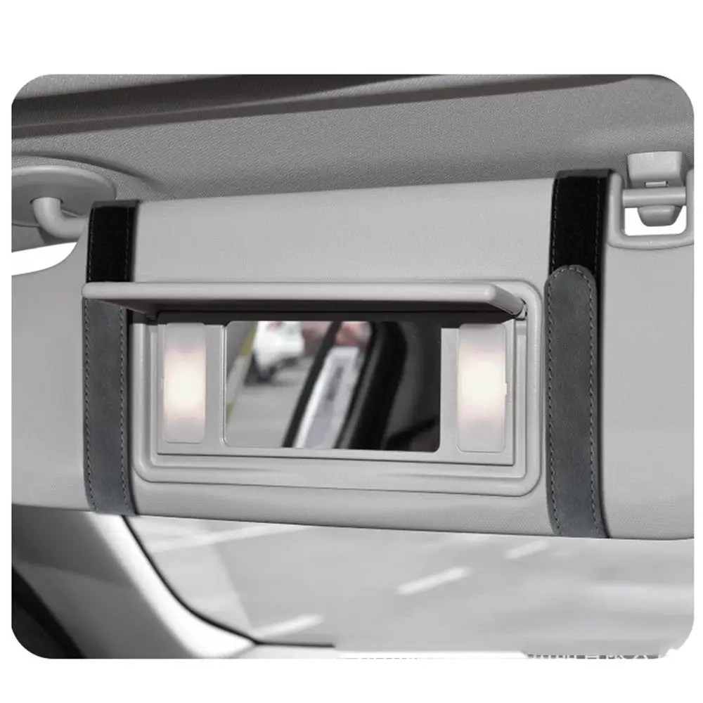 Multi-compartment Car Sun Visor Organizer Easy To Install Space Saving Sun Visor Pocket Easy Access Wear-proof