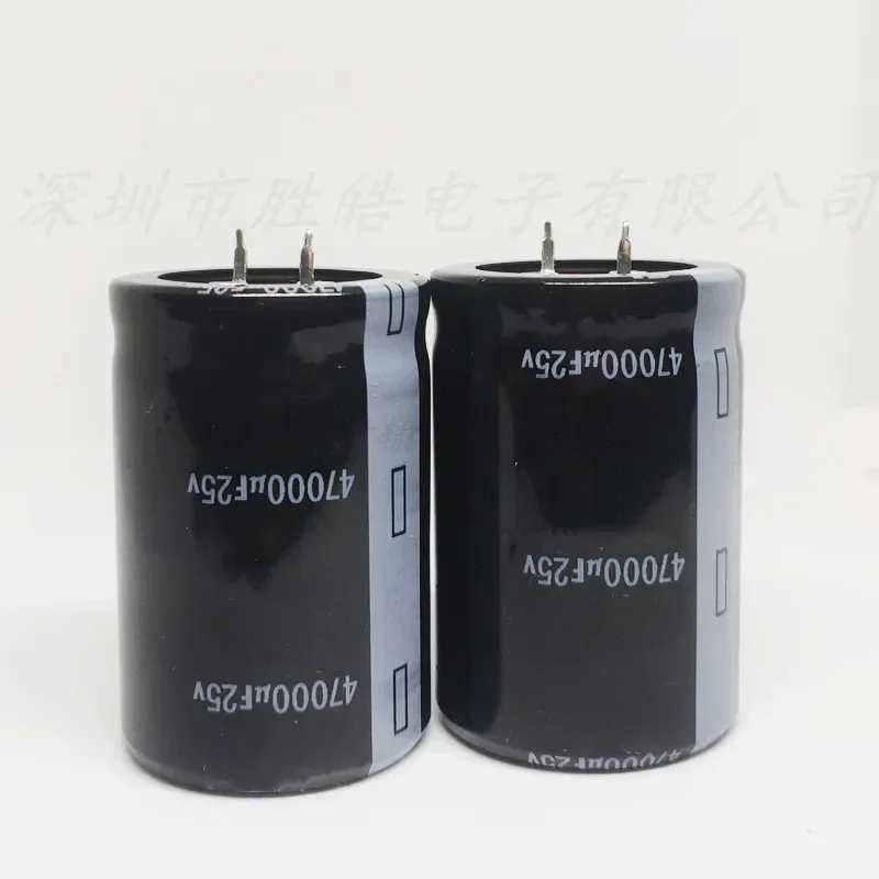 （5PCS） 25V47000UF  Aluminum Electrolytic Capacitors   35x50MM   High Quality