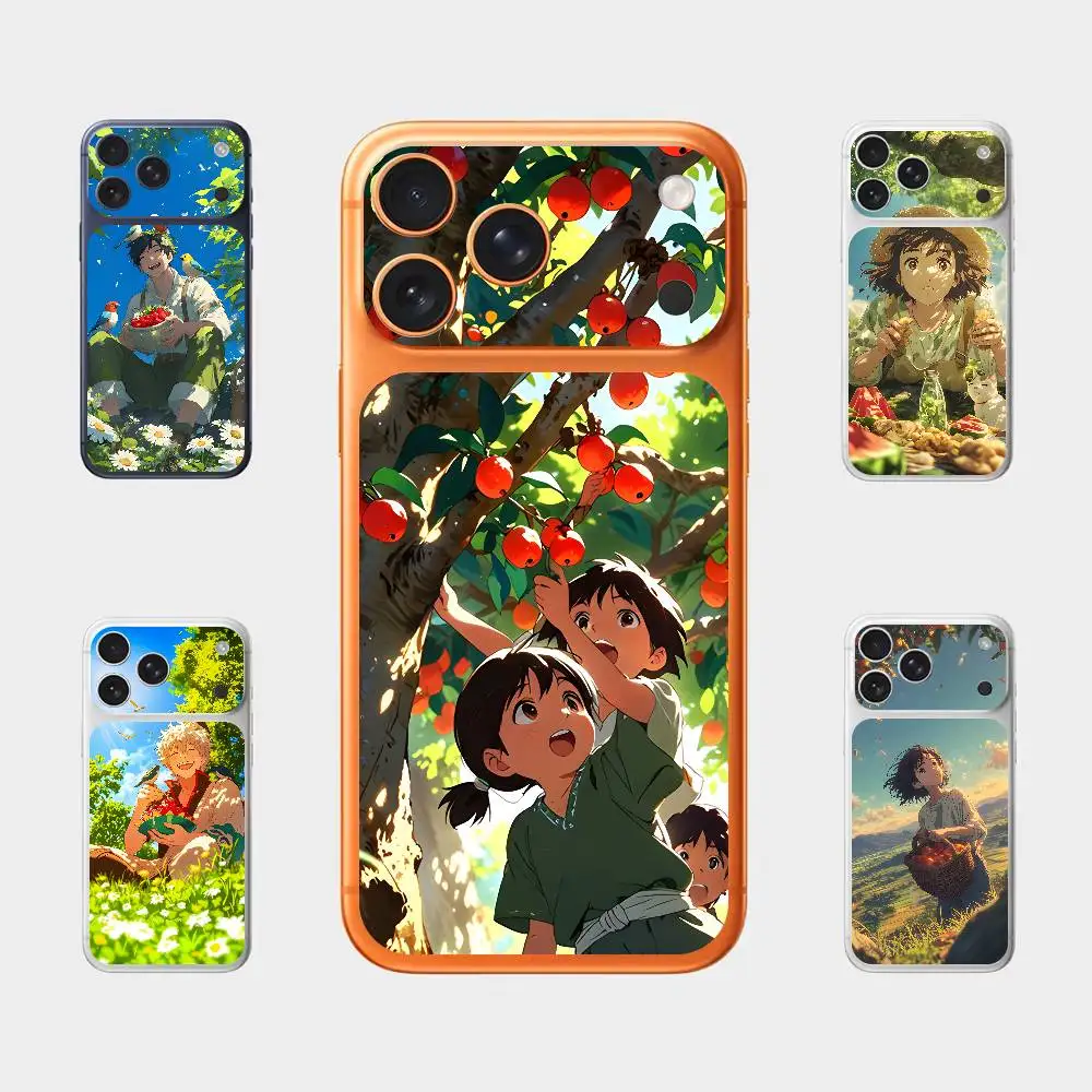 

Foison Happy Plain Decal Skin for iPhone17 Pro ProMax Back Film Cover Wrap Anti-scratch Durable Sticker