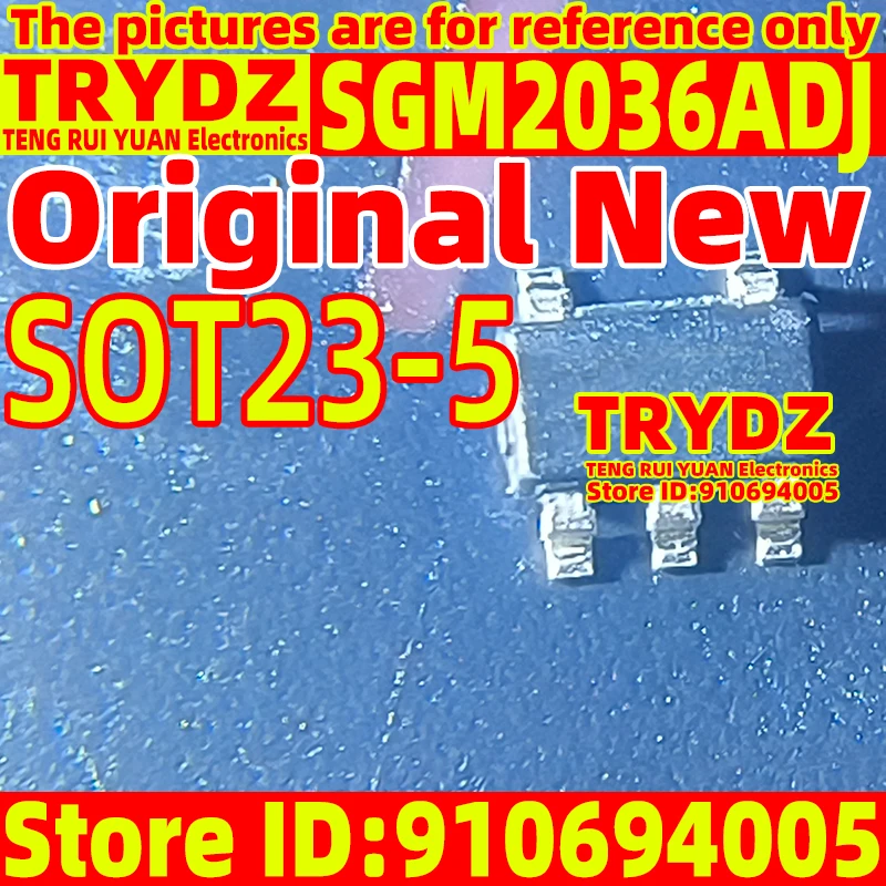 100-10pcs Original New SGM2036-ADJYN5G SGM2036ADJ-YN5G SOT23-5 Low voltage differential linear regulator IC