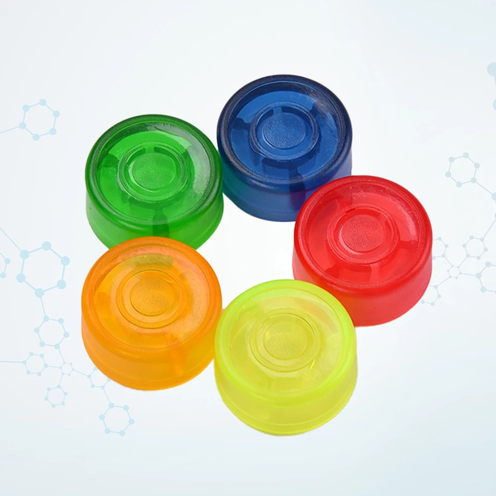 

5pcs Guitar Effect Pedal Plastic Knobs Amplifier Push On Durable Replacement 2.4Cm Diameter Candy Color Guitar Accessories