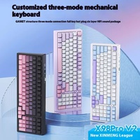 2024 New Xinmeng X98prov2 Mechanical Keyboard Wireless Three Mode Hot Swap Rgb Gasket Gaming Keyboard Officepc Gamer Accessories