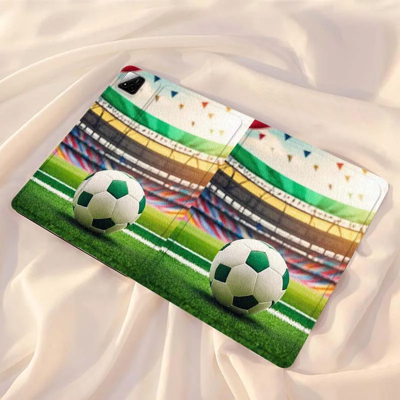 Fashionable football pattern Tablet Case For Xiaomi Redmi Mi Pad 4 5 6 7 8 K SE Mini Pro Plus Max 10.1 11.2  inch