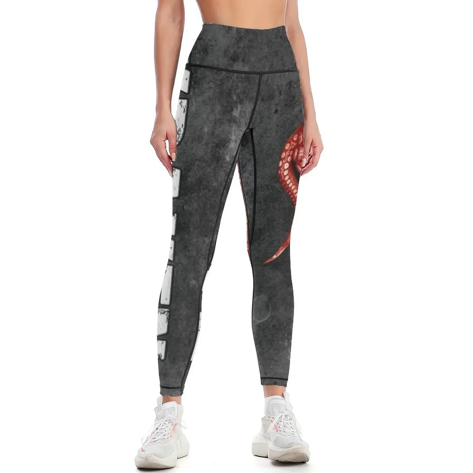 

Kraken Black Triple threat Leggings flared legging gym Women's high waist sports shirts gym Womens Leggings