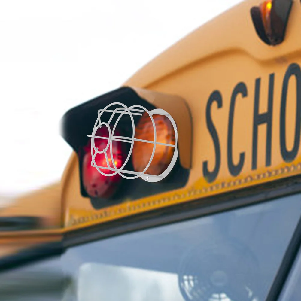 2pcs Signal Light Cage Guard Iron Wire Mesh Lamp Shade Industrial Bulb Cover For Workshop Factory Lighting Fixture Explosion