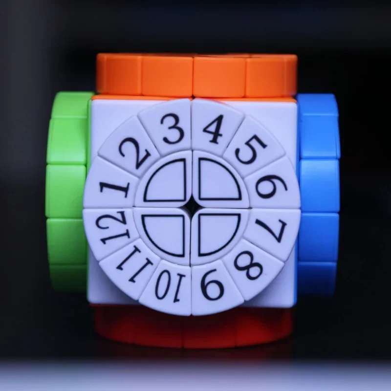 Bunte Zeit Zauberwürfel 2. Ordnung Zeitmaschine Verbundstruktur Alien Puzzle Würfel Spielzeug