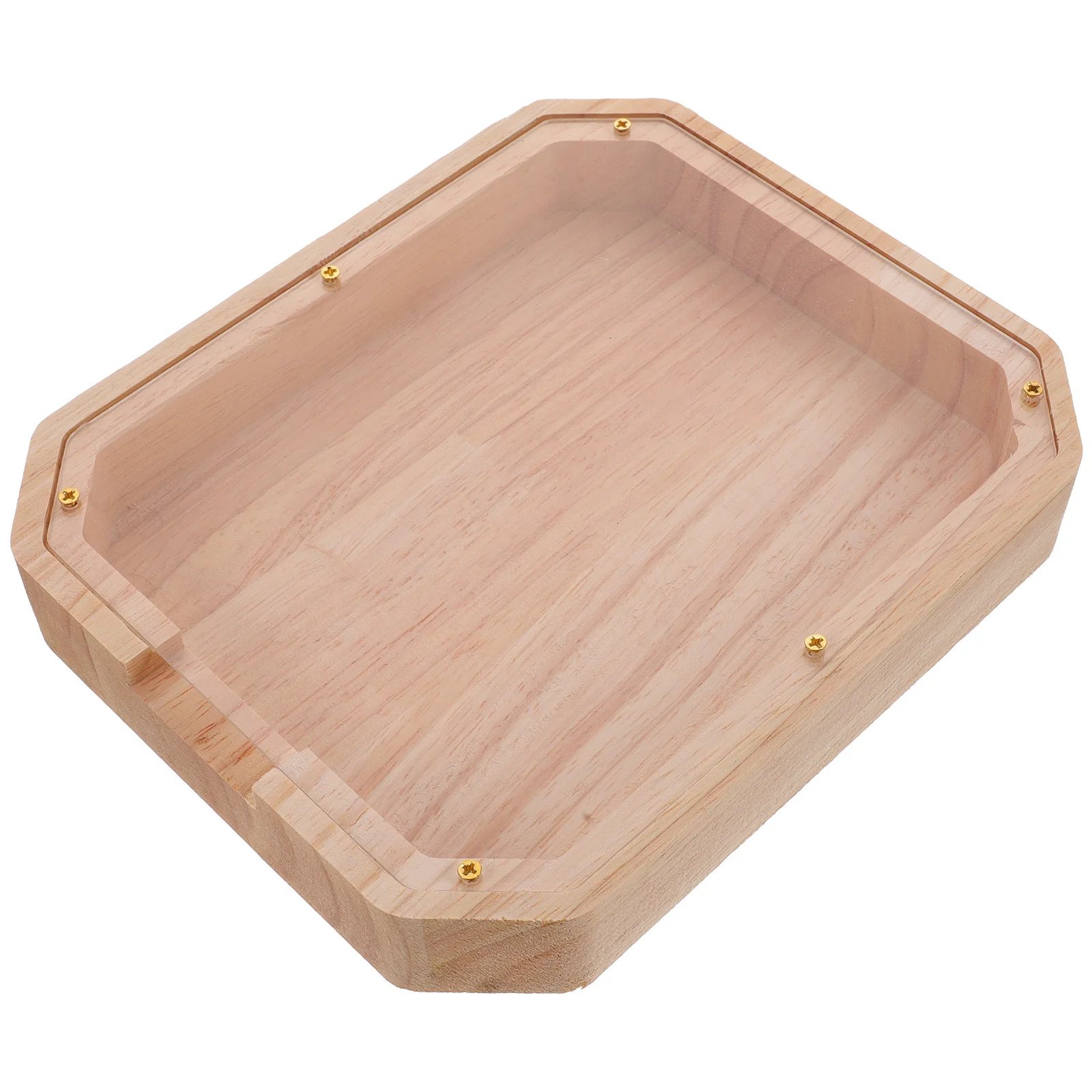 Tirelire en bois transparente, Design numérique, pot d'économie de pièces de monnaie pour enfants, décoration de bureau pour la maison, boîte d'argent incassable, cadeau, 1 pièce