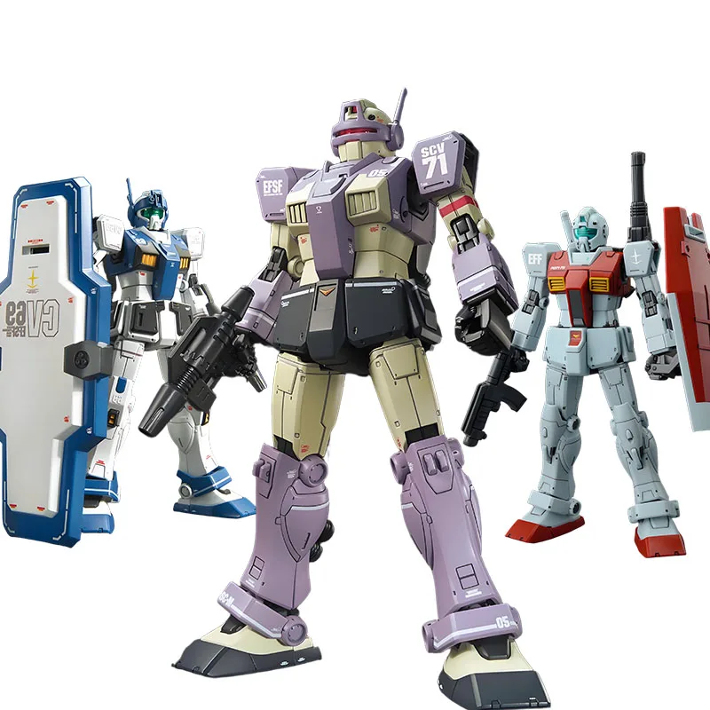 バンダイオリジナルモデルキットガンダム HGGTO RGM-79HC&RGM-79KC&RGM-79 1/144 アニメアクションフィギュア組立モデルおもちゃモデルギフト男の子のため