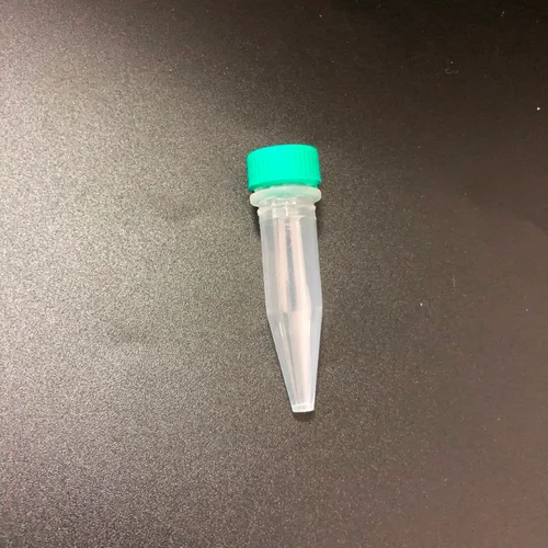 Imagen 2 del producto 500 unids/lote 1,5 ml 10 × 45mm viales de plástico criogénico tapón de rosca Fondo afilado tubo de centrífuga laboratorio criovial con anillo de sellado