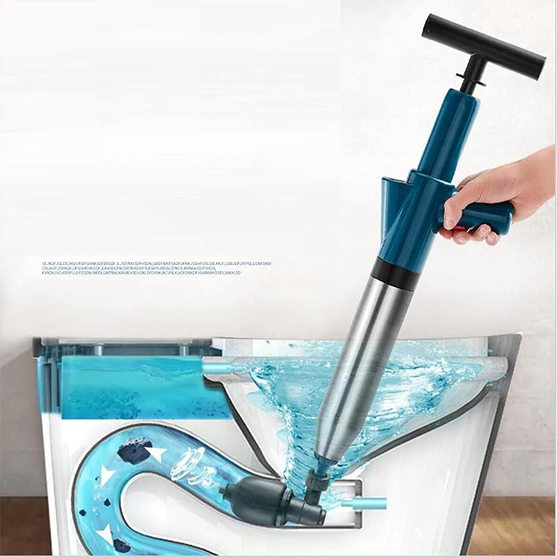 

Powerful Toilet Plunger Drain Unblocker High Pressure Air Drain Blaster Cleaner Manual Pneumatic Dredge Bathroom Supplies