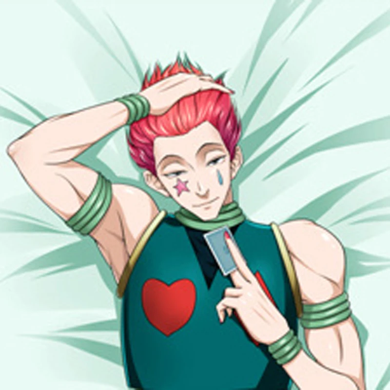 

Anime Dakimakura Pillow Hisoka 2-Side Print Pillowcase Hugging Body Cushion Cover Otaku Waifuristmas Decoration