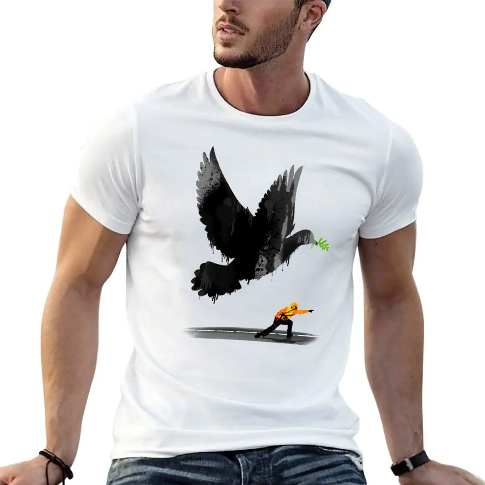 Take Off T-Shirt vintage t shirts korean fashion vintage graphic tee Men's clothing