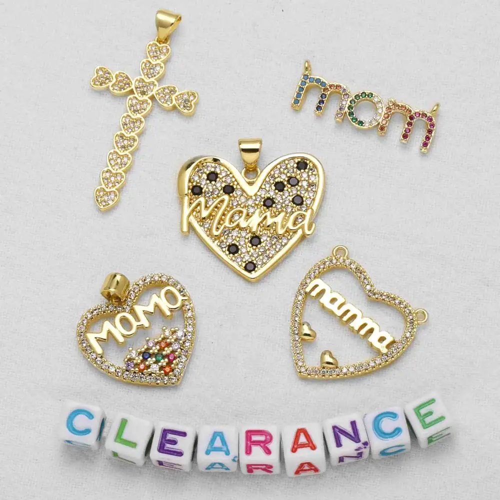 التخليص كريستال المينا مريم العذراء الصليب قلادة قلادة النحاس مطلية بالذهب الدب فراشة الصبي صنع المجوهرات Accessrios CPR