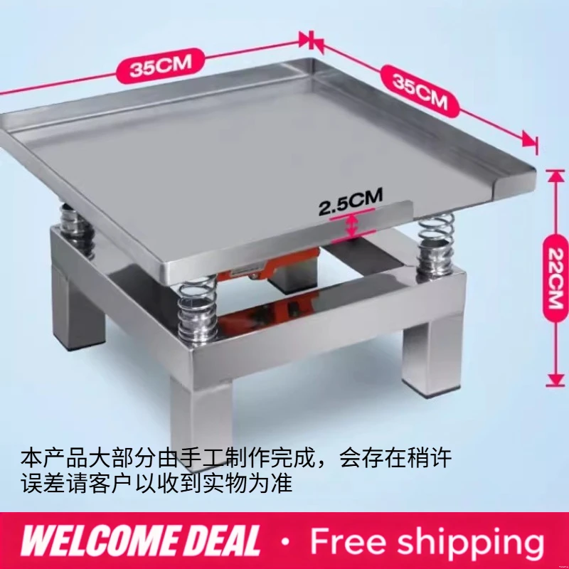 3535CM Stainless Steel Concrete Vibration Table 3000rpm Mini Test Block Vibration Test Platform