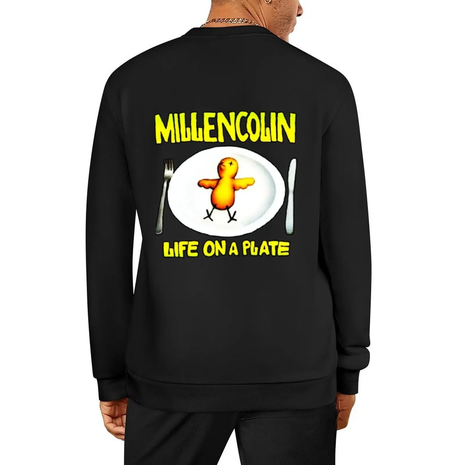 

Millencolin Life On A Plate Pullover men's sweat-shirt set blouse men's sweat-shirt graphic sweatshirts