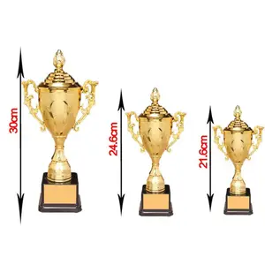 Kinder Gold Trophy Awards, Schulpreisversorgung, Gewinn des Fußballwettbewerbs, Spielzeugplastikmodell, kleiner Preispokal 8 Hauptverkäufe Trofeu Fußballmeisterschaft - №4