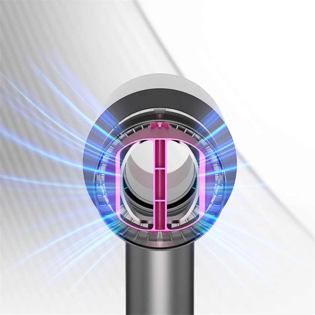 Ideale per Dyson Supersonic HD01 HD02 HD03 HD08 HD15 Asciugacapelli Ugello oscillante Ugello per capelli Strumento per lo styling Diffusore Attacco