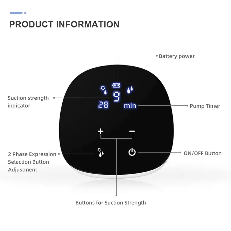 electric for breast milk collector breast feeding pump Comfort Baby Breastmilk Silicone Two-Way Breast Pump