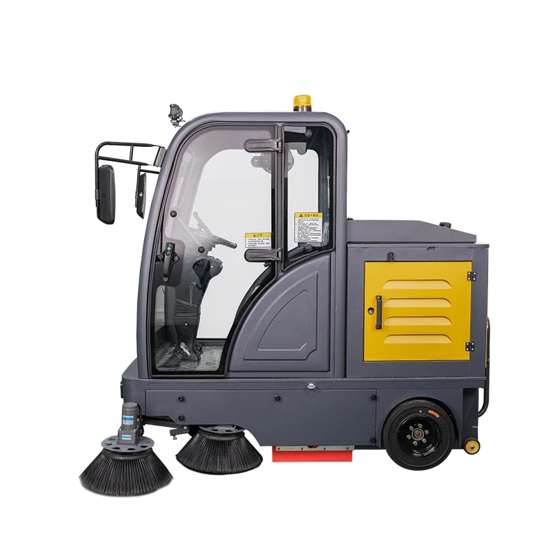 

2024 Newest Advanced Road Sweeper Electronic three Wheel Steering Road Sweeper Cleaning Machine