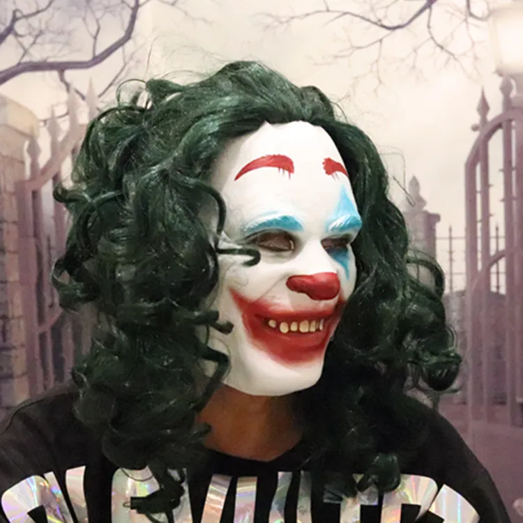 Темный рыцарь Джокер Маска Фильм ужасов Джокер Хэллоуин Одеваются Маска Бэтмена Джека Аксессуары