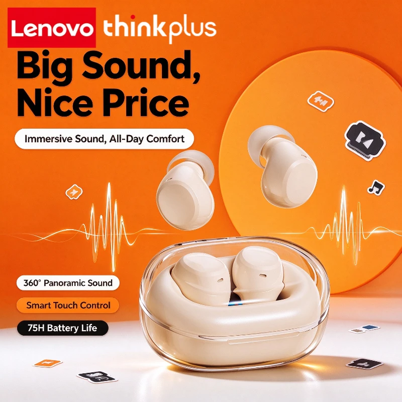Subwoofer - Lenovo ThinkPlus Wireless Headset Comfortable Mini