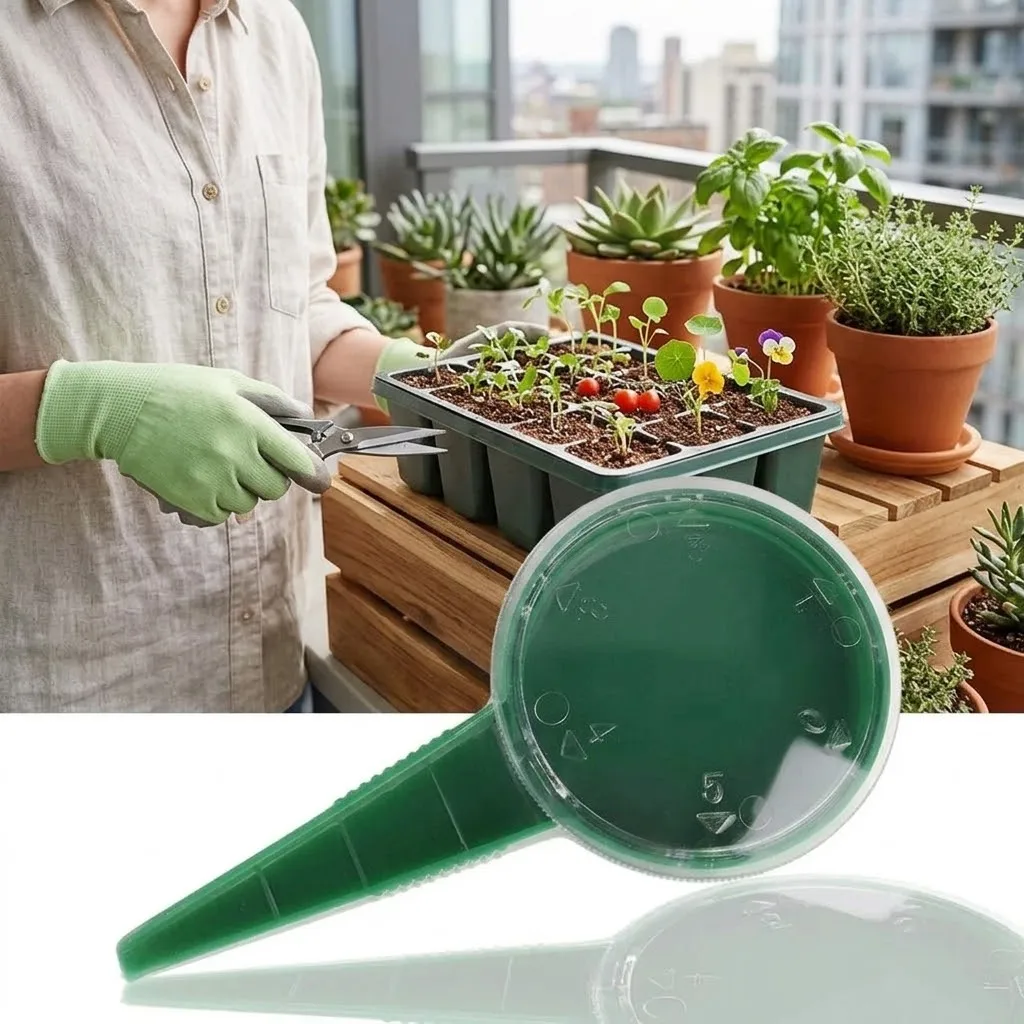Hand Held Seed Sower Planter Gardening Supplies Flower Plant Seeder Hydroponic Systems Plastic Pot Garden Pots Home Garden New