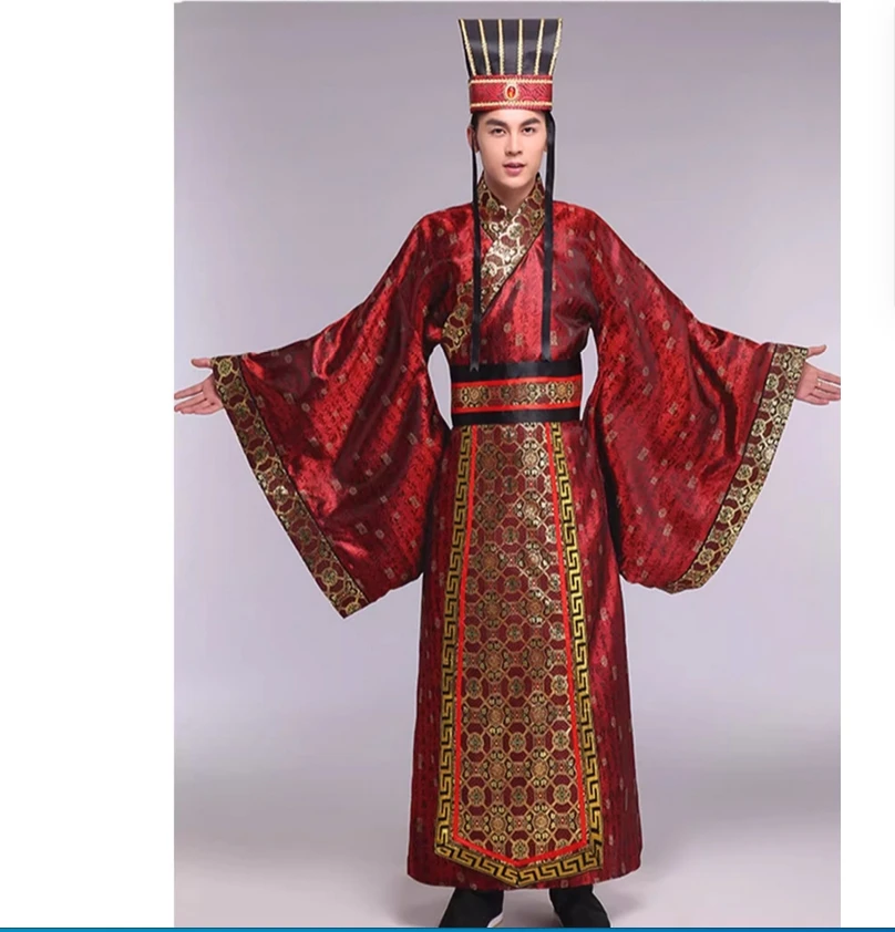 Men's Hanfu Hanfu Tang and Han Dynasty Princes' Clothing, Ministers' Official Performance Clothing, Ancient Clothing, Dresses