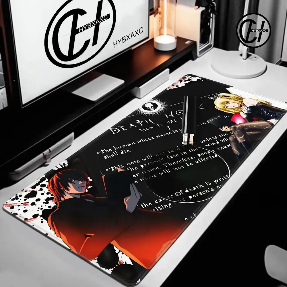 

Kawaii Misa Amane Laptop Office Deskmat Washable Gamer Keyboard Carpet XXL Manga Death Note Anti-slip Rubber Mouse Pad Boy Gifts