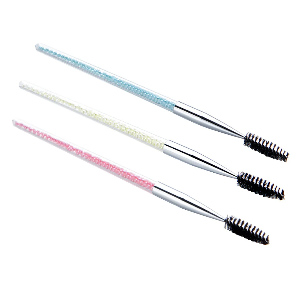 3 قطع من مشط فرشاة الرموش، أدوات مكياج رموش محمولة ممتازة، حجم صغير، خفيفة الوزن، صالونات التجميل للاستخدام المنزلي، أمشاط الحواجب