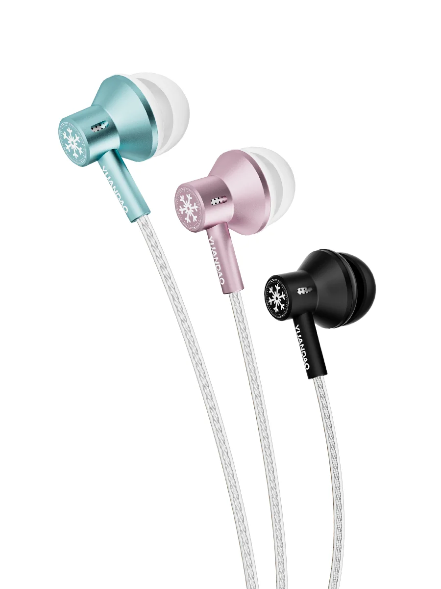 NICEHCK Słuchawki douszne StringSnow z dużym 10mm przetwornikiem dynamicznym, zestaw słuchawkowy HiFi z mikrofonem HD, 3.5mm/Type-C do telefonów, odtwarzaczy i komputerów — zdjęcie produktu 7