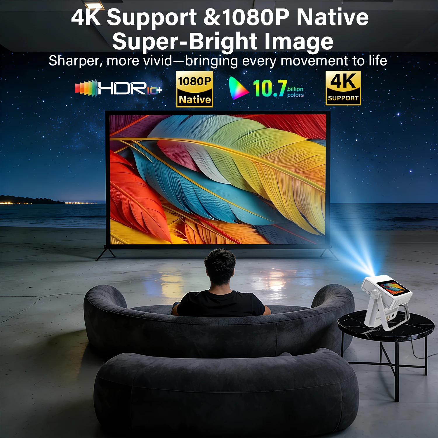 7 İnç Android 12 Projektör 180 - Home Cinema Gifts incelemesi ve fiyatı