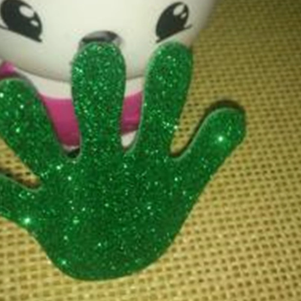 

5Sets Palm Wall Sticker Decor Hand Prints Easy Apply Remove Bright Wall Decals for Bedroom Window Door Smooth