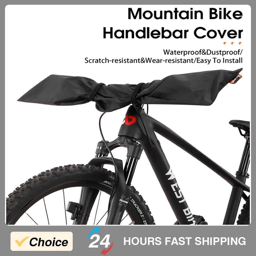 

Защитный чехол на руль велосипеда, водонепроницаемый пылезащитный чехол для обслуживания дорожного велосипеда, защитный чехол на руль для езды на открытом воздухе