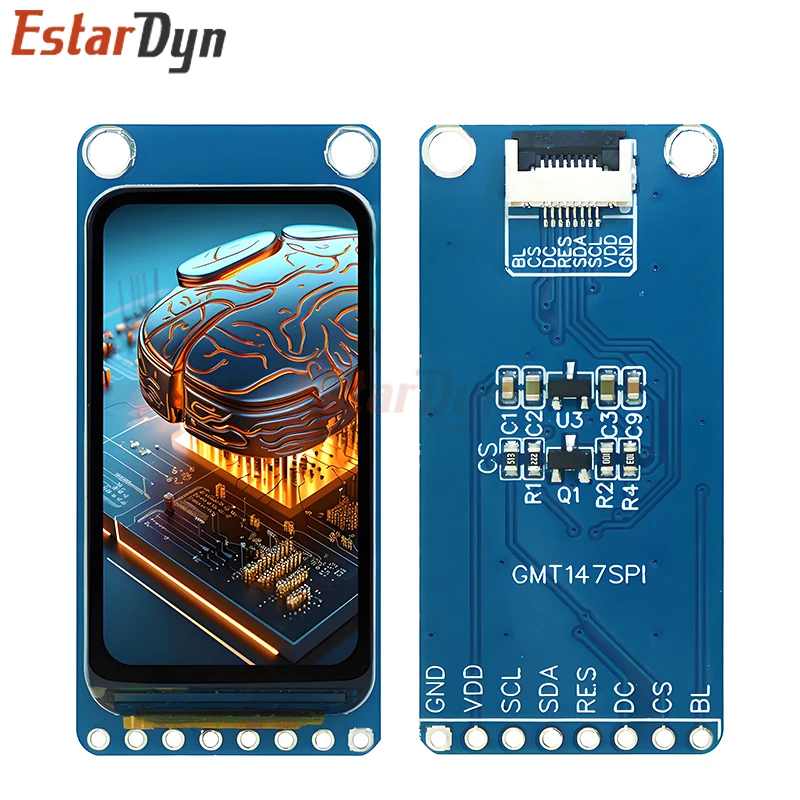 Schermo LCD TFT da 1,47 pollici ST7789 piccolo schermo Display LCD 172 * 320 schermo a colori SPI con angolo di visione completo