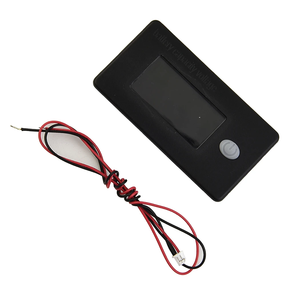 Battery Capacity Indicator 12V 24V 36V 48V 10-100V Li-ion Acid Battery Tester With LCD Temperature Voltmeter Battery