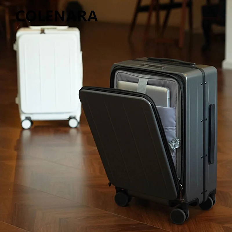 COLENARA New Suitcase USB Charging Multi-function Boarding Box 20 