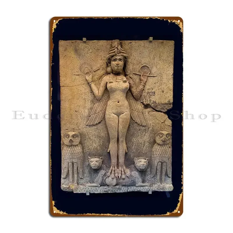 Goddess Of Babylon Metal Plaque Funny Home Design Personalized Cinema Tin Sign Poster