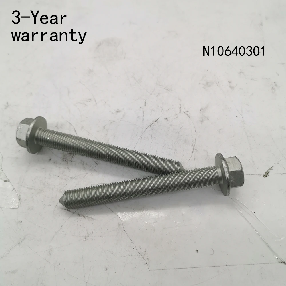 2Pcs Subframe bolt N10640301 For VW Caddy Fox-EU Golf Passat Polo Saveiro Touran Teramont Multivan Audi A2 A3 S3 A4 S4