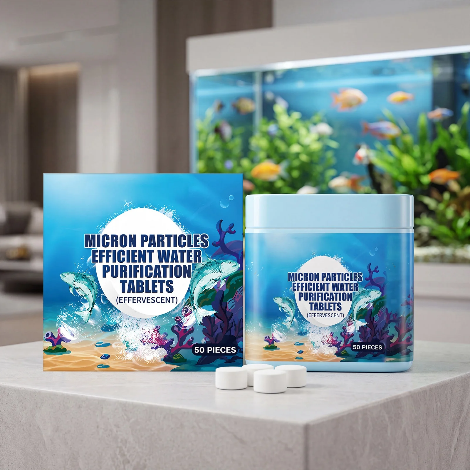 Tabletes Purificadores de Água - Aquarium Fish Yellow avaliação e preço