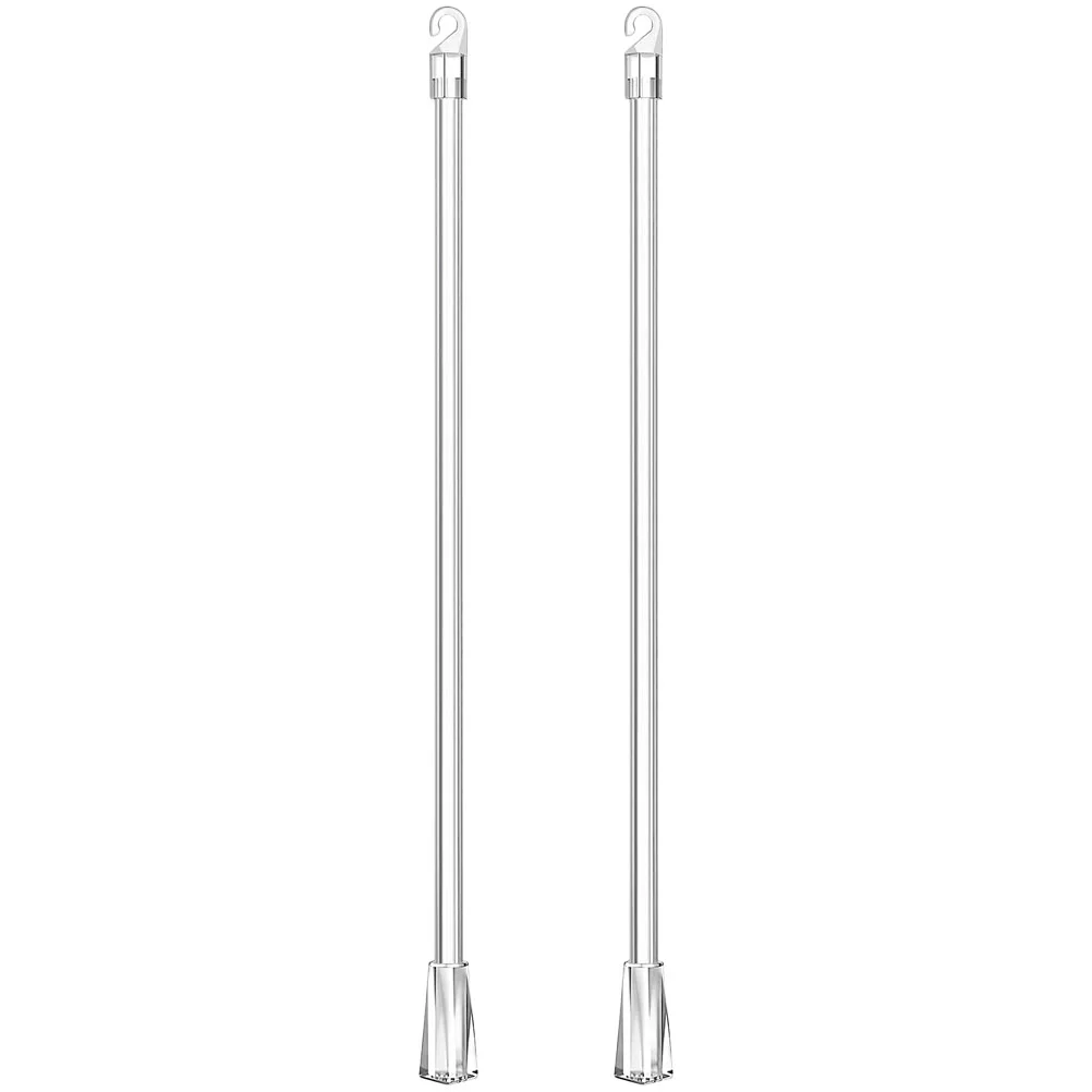 2 Pcs Wands Venetian Blind Rotor Curtain Opener Pull Rod Stick Rods for Drapes Drapery Curtains