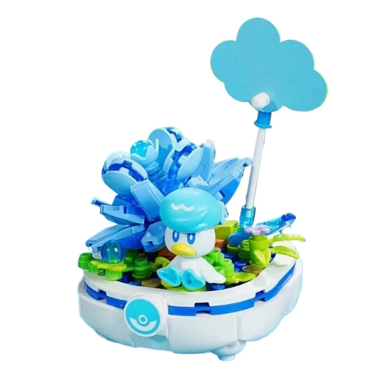 

Keeppley Wonderful Building Blocks Pokémon Pikachu Succulent Potted Plant Assembly Model Puzzle Toy Exquisite Gift for Girls