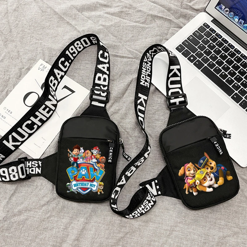 

PAW Patrol Large Capacity Shoulder Bag Chase Skye Cartoon Anime Chest Bags Boy Girl Fashion Versatile Phone Bag Shoulder Bags