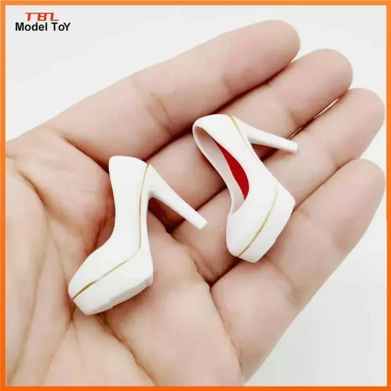 High Heels Shoes Model for 1/6 Scale Female Soldier Action Figure Hollow Shoes Model for 12-inch Soldier Decor